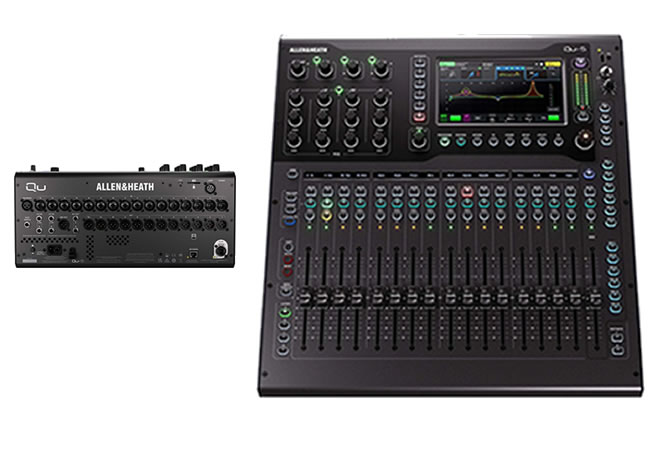 Qu-5 16IN / 12OUT 96kHz Rackmountable Digital Mixer exc Rack Kit