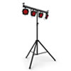 4BAR Hex ILS 4-Head Wash Tripod 42x5W RGBAW+UV LEDs + Footswitch
