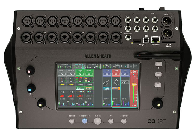 CQ-18T Ultra-Compact Digital Mixer with Wi-Fi 18in / 8out