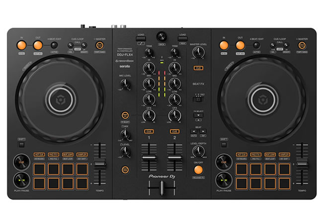 DDJ-FLX4 2-Channel DJ Controller for rekordbox and Serato DJ Pro