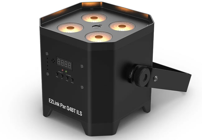 EZLink Par Q4BT ILS Battery LED PAR 4x6W RGBA LEDs + Bluetooth
