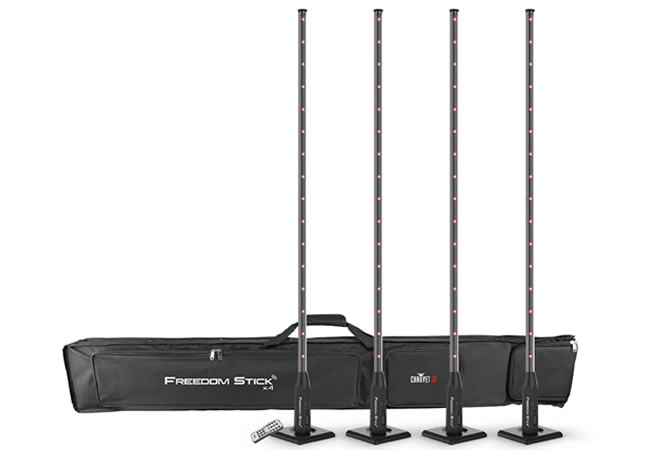 Freedom Stick X4 4-PACK Free-Standing Battery LED Batton Inc Case