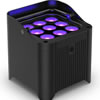 Freedom Par H9 IP Battery Uplighter 9x10W RGBAW+UV LEDs Black