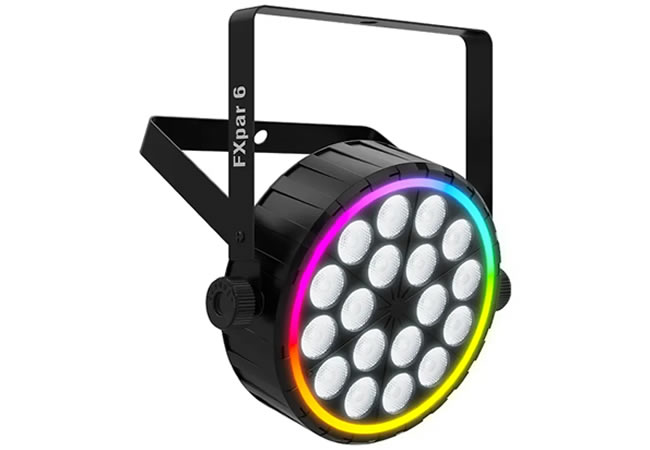 FXPar 6 18 RGBW LED PAR Can with RGB LED Ring