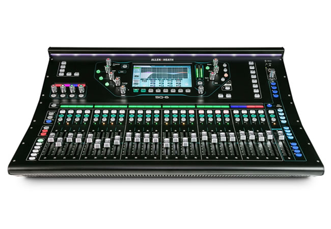 SQ6 48 Channel 96kHz Digital Mixer 24 Onboard PreAmps