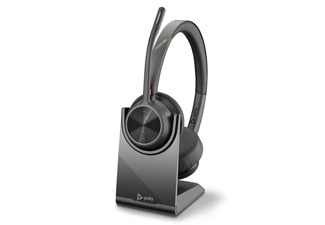 VOYAGER 4310 UC (COMPUTER & MOBILE) USB-A, MONO BLUETOOTH HEADSET, WITH CHARGE STAND