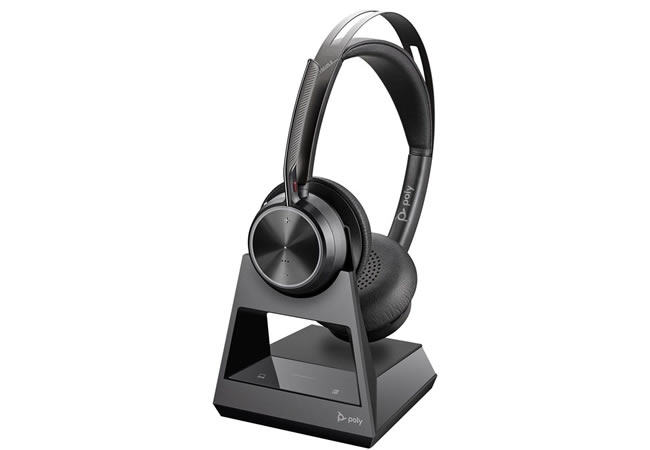 VOYAGER FOCUS 2 UC USB A Bluetooth Headset with Stand