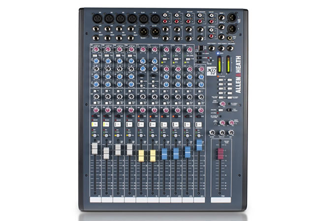 XB14-2 Compact Broadcast Mixer 4-Mic/Line and 4-Stereo Inputs