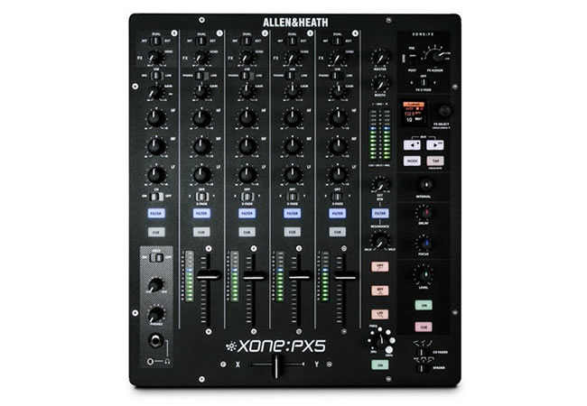 Xone:PX5 4+1 Channel Mixer with Xone Filter and 3 Band EQ