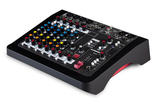 ZEDi10 4-Mic/Line 2 Stereo i/p Hybrid Mixer 4x4 USB Console